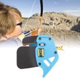 thumbnail image 1 of Outdoor Archery Finger Tab,Soft PU Leather Archery Finger Protect Guard  For Recurve Bows, 1 of 8
