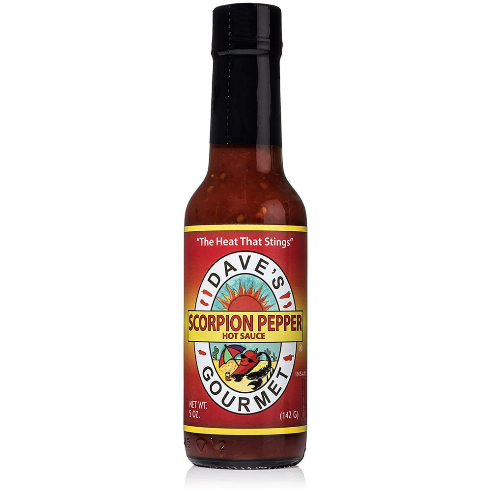 Daves Gourmet Scorpion Pepper Hot Sauce, 5 Ounces