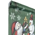 thumbnail image 7 of Northlight Merry Christmas Santa and Snowman Outside House Flag 28" x 40", 7 of 7
