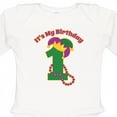 thumbnail image 4 of Inktastic Mardi Gras 1st Birthday Boys or Girls Long Sleeve Baby Bodysuit, 4 of 5