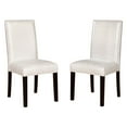 thumbnail image 2 of Linon Stewart Dining Chairs, Set of 2, Pearl, Multiple Fabrics, 2 of 3