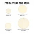 thumbnail image 3 of 20/30/40/50mm Natural Unfinished Round Wood Slices With Hole,Blank Discs,DIY Crafts Wedding Party Christmas Home Decoration, 3 of 9