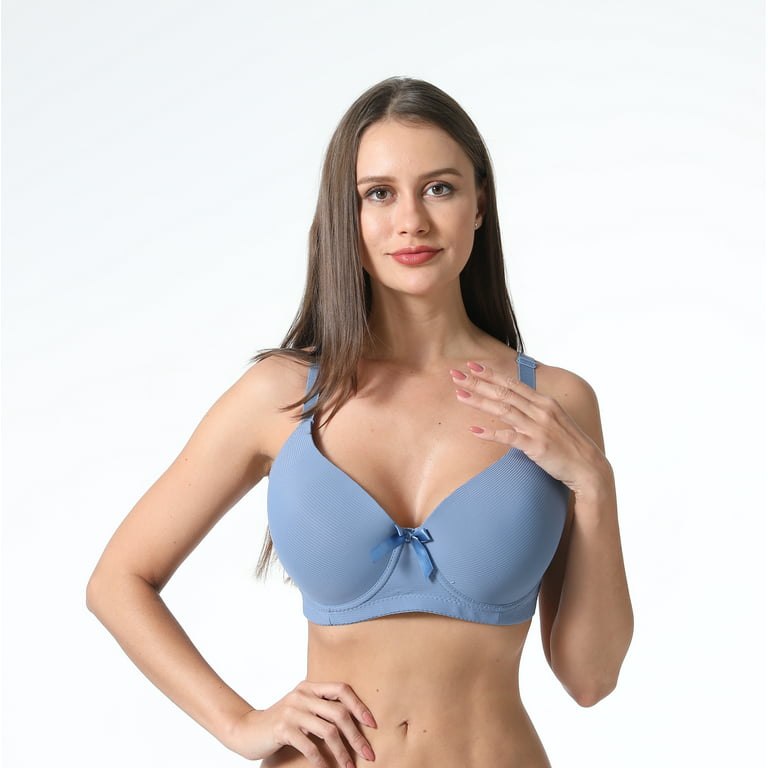 Women Bras 6 Pack of T-shirt Bra B Cup C Cup D Cup DD Cup DDD Cup 44DD  (S92820)