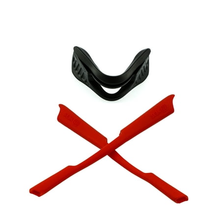 Replacement Accessories Compatible with OAKLEY M2 Frame XL Red & Black