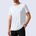 thumbnail image 2 of NIEWTR Mens Big and Tall T Shirts Short Sleeve Quick Dry Active Athletic T Shirt Running Gym Workout Tee Tops（White,3XL), 2 of 9
