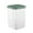 Green, variant on Airtight Food Storage Container - 700ML Large Kitchen Storage Tank for Cereals, Dry Fruits, Tea - Transparent Plastic Sealed Box with Wide Mouth