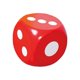 thumbnail image 1 of Dados de espuma de 20 cm, aprender matemáticas juguetes educativos jugar dados dados de puntos para niños maestro aula estudiantes carnaval úti , Rojo Sunnimix dados de puntos, 1 of 7
