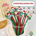 thumbnail image 6 of EUDIDV Christmas Decorations Shake pen Christmas Swinging Pen Student Black Pen Christmas Stationery Small Gift, 6 of 8