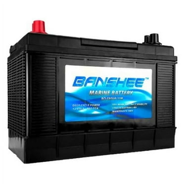 12V 105Ah Replacement Deep Cycle Marine Battery Group 31 for Boats
