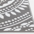 thumbnail image 3 of Mainstays 5'x7' Gray Medallion Plastic Outdoor Area Rug, 3 of 7