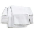 thumbnail image 6 of Vedanta Home Collection 4pc Sheet Set Twin 600 Threadcount 100% Natural Cotton Twin Sheet Set White Fit up to 19'' Inch Extra Deep Pocket Super Soft, 6 of 6