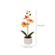 thumbnail image 3 of Decoración del hogar, decoración de habitaciones, decoración de paredes, orquídea Phalaenopsis artificial, arreglo floral realista, decoración en maceta, accesorio para fotografía de bodas, flores, pl, 3 of 9
