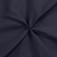 thumbnail image 5 of Sweet Home Collection, Luxurious 3 Piece Microfiber Pinch Pleat Pintuck Duvet Cover & Pillow Sham Set - Navy, Queen, 5 of 5