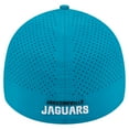 thumbnail image 4 of Men's New Era Teal Jacksonville Jaguars Perforated 39THIRTY Flex Hat, 4 of 5