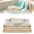 thumbnail image 2 of Cooling Throw Blanket for Couch,Double-Sided Cooling Blankets for Hot Sleepers, Lightweight Ice Cool Blanket to Relieve Hot Flashes,Breathable Bed Cold Blankets for Sleeping,39.37''x59''(Beige), 2 of 9