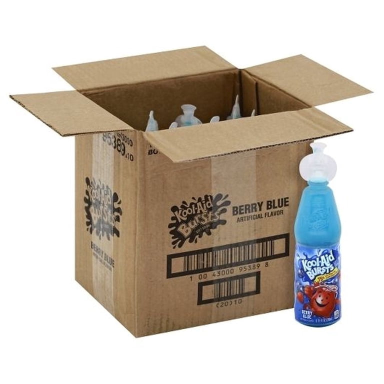 Kool-Aid Burst Berry Blue Flavor Drink, 6.75 Ounce Packs -- 12 per