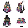 thumbnail image 2 of ALAZA Tropical Flowers Womens Travel Laptop Backpack Large Daypack Ladies Shoulder Bags M, 2 of 7