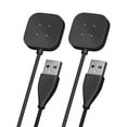 thumbnail image 1 of MYKOMI Compatible avec Fitbit Sense & Versa 3 Chargeur de Remplacement Station de Charge Câble pour Sense 2,Sense,Versa 4,Versa 3 Montre Intelligente 3,3 Pi USB Cordon Sans Fil Magnétique - Lot de 2, 1 of 7