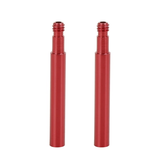 50mm Universal Aluminum Alloy Bike French Type Valve Extender Red 2pcs