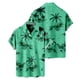 thumbnail image 2 of Camisas Hombre Camiseta de hombre informal con diseño de moda superior con estampado de calle al libre con estampado 3d de árbol de (Green, XXS), 2 of 4
