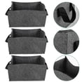 thumbnail image 3 of 3pcs Non-woven Planting Container Rectangular Grow Bag Breathable Grow Bags, 3 of 8
