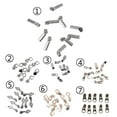 thumbnail image 3 of tredstone 10pcs Removable Fix A Zipper Zip Slider Repair Kit Replacement Silver, 3 of 9