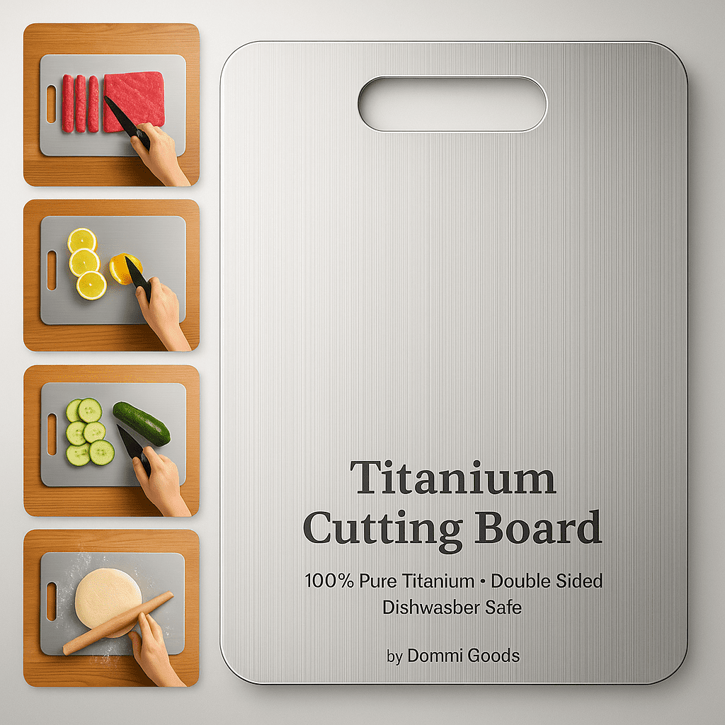 Crazy Mall Kitchen & Dining Titanium Reversible 0.49 in x 12 in x 18 in Cutting Boards