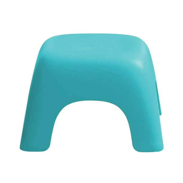 Taburete minimalista moderno Taburete de zapatos Zulema duradero antideslizante para niñas azul