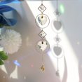 thumbnail image 3 of Colgante de anillo de metal Crystal Love Star Moon para colgar en el hogar y el coche (25), 3 of 7