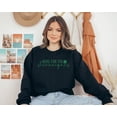 thumbnail image 2 of Here for the Shenanigans Sweatshirt – Funny St. Patrick’s Day Shamrock Crewneck, 2 of 6