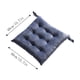 thumbnail image 2 of Solid Color Frosted Chair Cushion Dining Chair Cushion Office Student And Winter Seat Cushion Non Fading, 2 of 3
