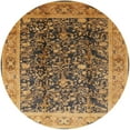 thumbnail image 1 of Ahgly Company Indoor Round Mid-Century Modern Orange Oriental Area Rugs, 6' Round, 1 of 6