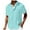 Light Blue, variant on Mens Shirts Cuban Guayabera Short Sleeve Button Down Beach Mens Clothing,Dark Gray,L