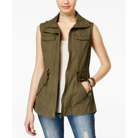 American Rag Juniors Cargo Vest Olive XS