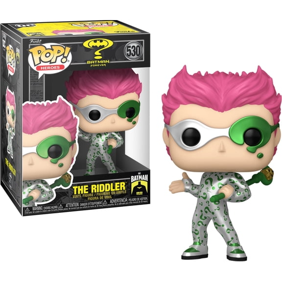 Collectible Funko POP! Heroes: Batman Forever - The Riddler [Metallic] #530