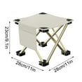 thumbnail image 2 of Outdoor Portable Folding Stool, Lightweight Camping Chair,Durable Steel Frame, Compact Storage, Weather-Resistant Fabric, Stable and Sturdy, Ideal for Camping, Hiking, Fishing, Outdoor Events, 2 of 9