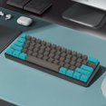 thumbnail image 2 of WWS-PBT Ensemble de Keycaps à Impression Latérale/frontale Profil OEM Non Rétroéclairé Épais Cerise MX Key Caps avec Extracteur de Touches pour Clavier Mécanique 60 %/87 TKL/104/108 Interrupteurs MX (Bleu Gris Combo), 2 of 4