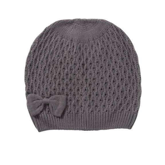 Wintersong Ribbon Knit Beanie - Grey