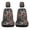 American Flag Buck Deer Print, variant on XYZCANDO UTV Seat Covers with Maple Leaf Camo Pattern, Waterproof Seat Protector for Off Road All-Terrain Rhino 700 660 450
