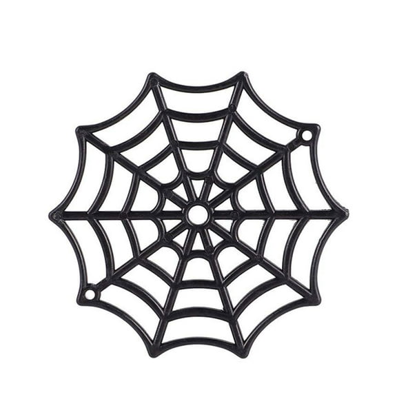 Halloween Plastic Spider Web 5.5cm Spider Web Scene Festival Dance Decoration Pendant Can Be Packed in Bags