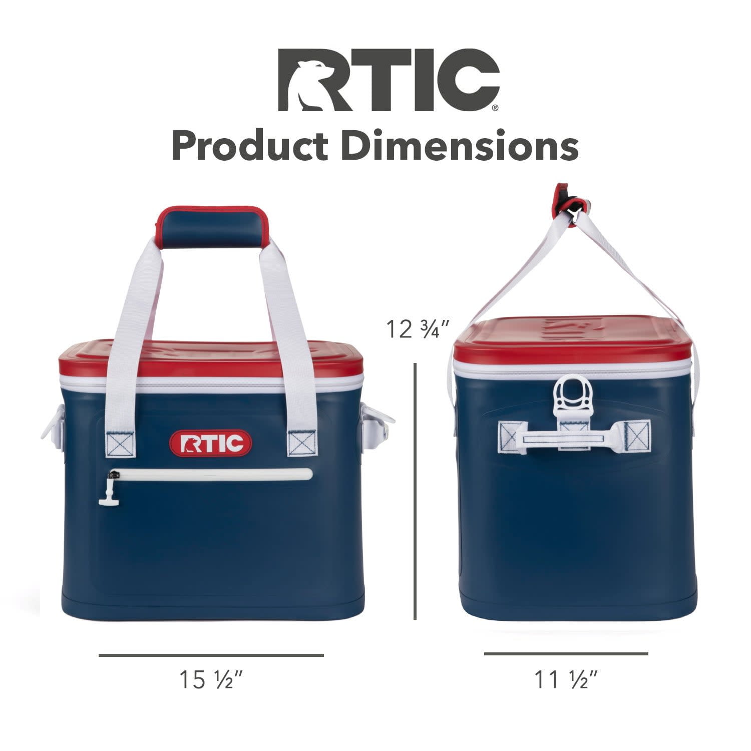 RTIC Insulated 30 Can Soft Pack Cooler, Leakproof Ice Chest
