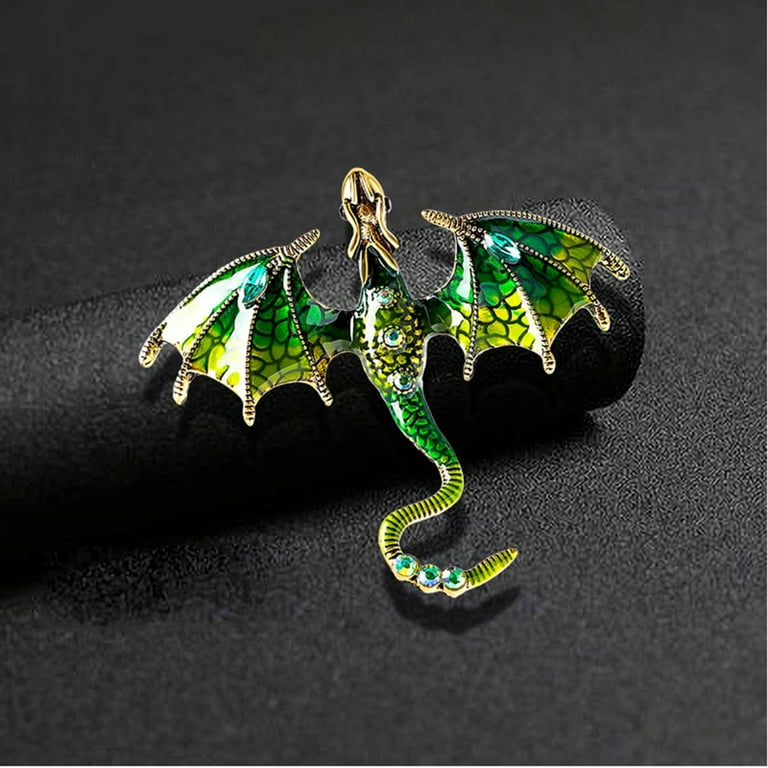 Flying Dragon Brooch Pin For Women And Girls Unique Cartoon - Temu