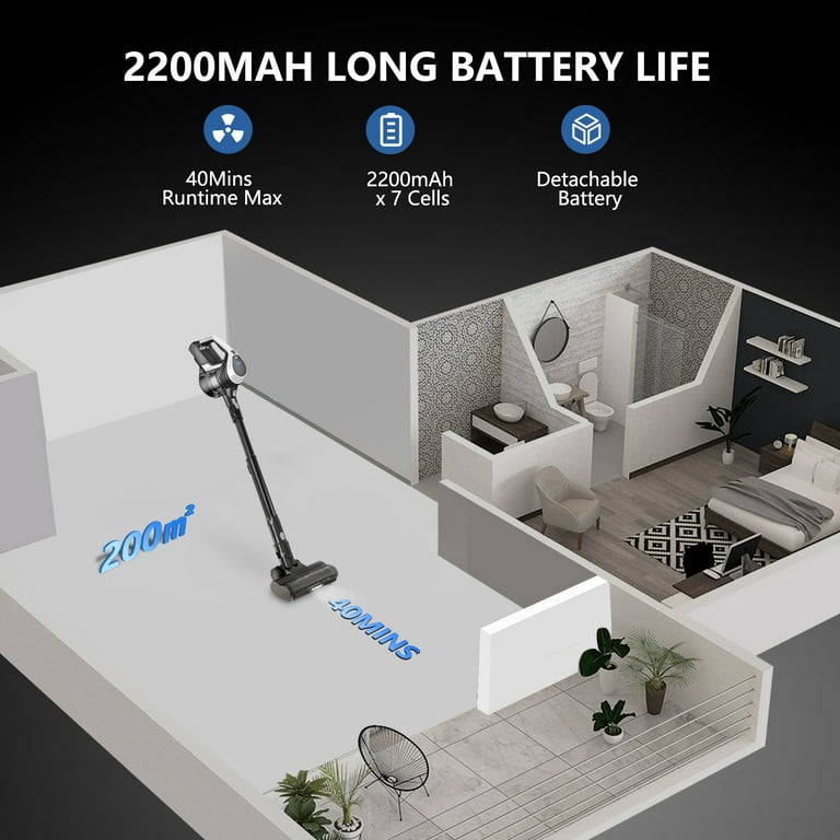 cordless stick vacuum with longest battery life