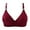 Burgundy, variant on Odeerbi Lounge Bras for Women 2025 No Underwire Push Up Comfortable Lace Breathable Underwear Burgundy