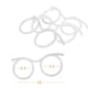 thumbnail image 5 of Pajitas Divertidas Ounissouiy para Beber Forma de Anteojos PVC Color Aleatorio, 5 of 6