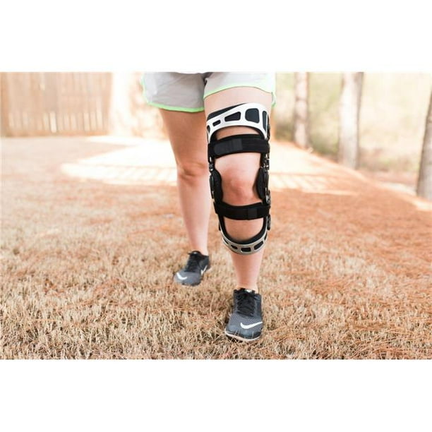 The Orthopedic Guys Double Upright Knee Brace Left Medium Kb 59 Walmart Com Walmart Com