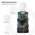 thumbnail image 3 of Xecao Artistic Light Dot Wolf、 print basketball shirt for both men and women, a unisex basketball jersey perfect for theme parties-Small, 3 of 6