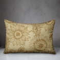 thumbnail image 3 of Creative Products Large Sunflower Head Gold and Yellow 20 x 14 Spun Poly Pillow, 3 of 3
