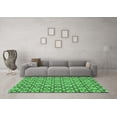 thumbnail image 3 of Ahgly Company Indoor Rectangle Abstract Emerald Green Modern Area Rugs, 7' x 9', 3 of 4