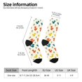 thumbnail image 5 of Yiaed Colorful Squirrel Print Great elasticity Crew Socks Sports socks for Men and Women, 5 of 5